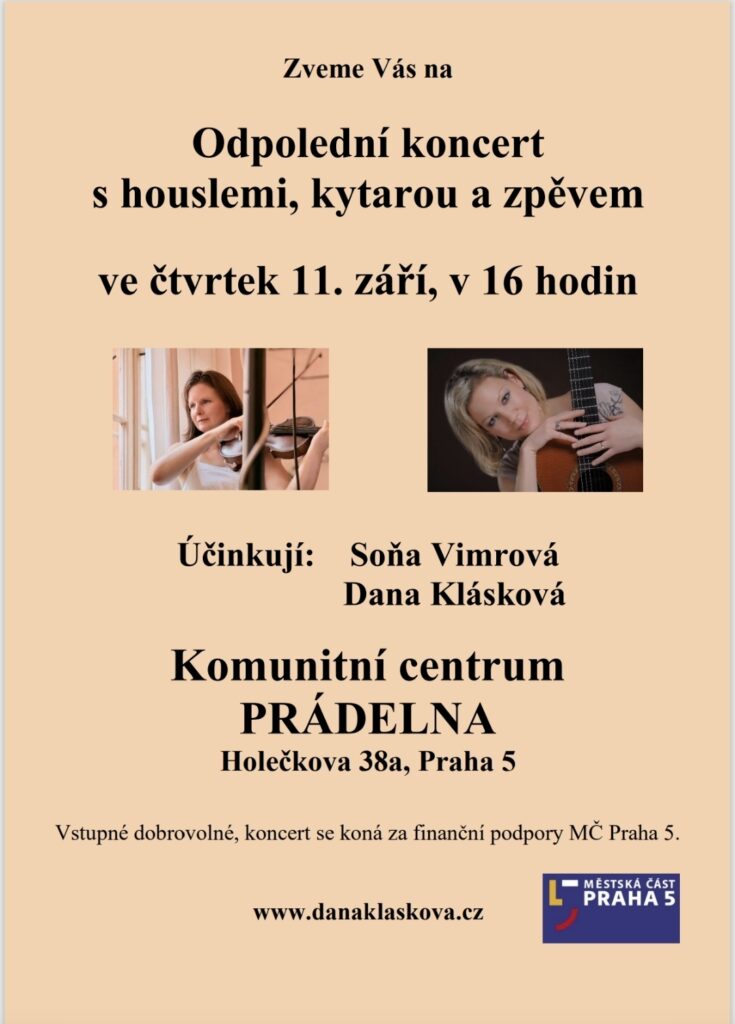 Odpolední koncert září 2025